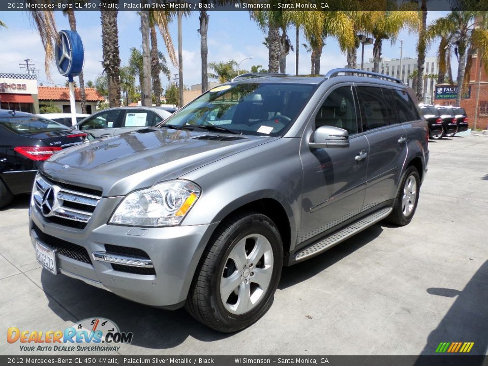 2012 Mercedes-Benz GL 450 4Matic Paladium Silver Metallic / Black Photo #6