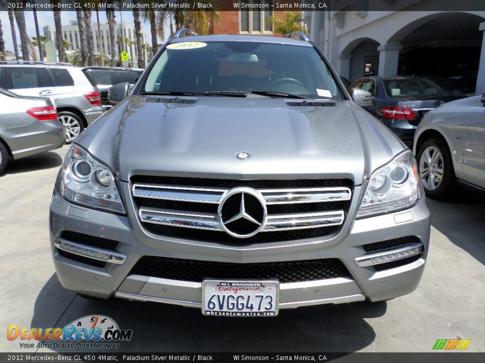 2012 Mercedes-Benz GL 450 4Matic Paladium Silver Metallic / Black Photo #7