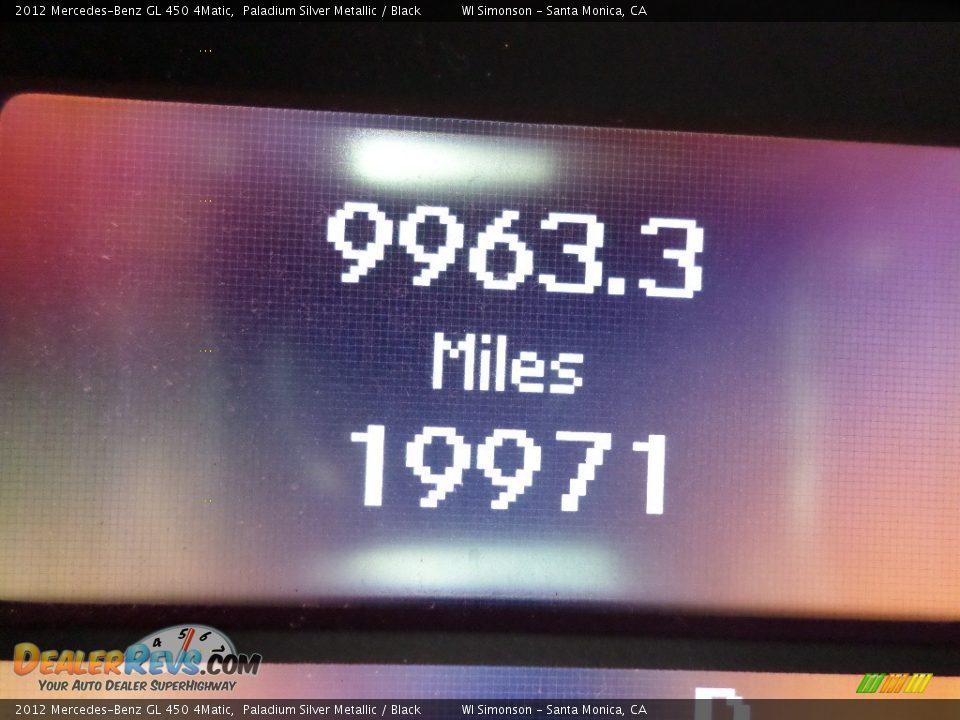 2012 Mercedes-Benz GL 450 4Matic Paladium Silver Metallic / Black Photo #10