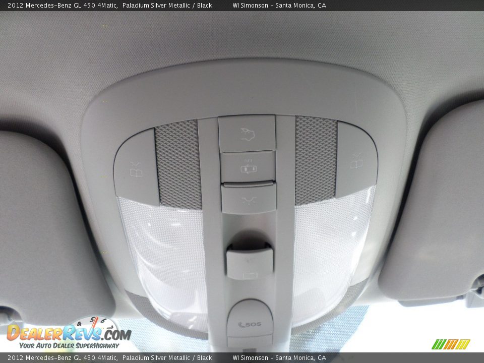 2012 Mercedes-Benz GL 450 4Matic Paladium Silver Metallic / Black Photo #17