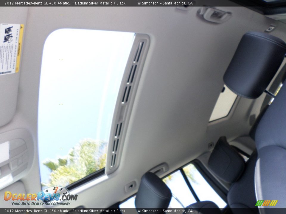 2012 Mercedes-Benz GL 450 4Matic Paladium Silver Metallic / Black Photo #22