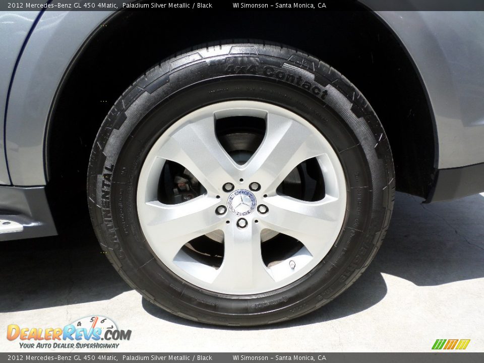 2012 Mercedes-Benz GL 450 4Matic Paladium Silver Metallic / Black Photo #25