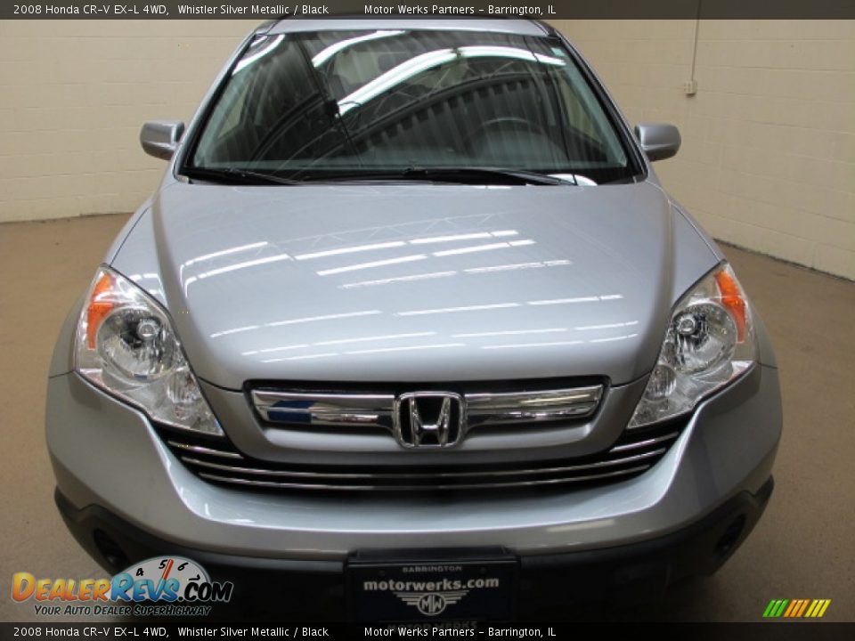 2008 Honda CR-V EX-L 4WD Whistler Silver Metallic / Black Photo #2