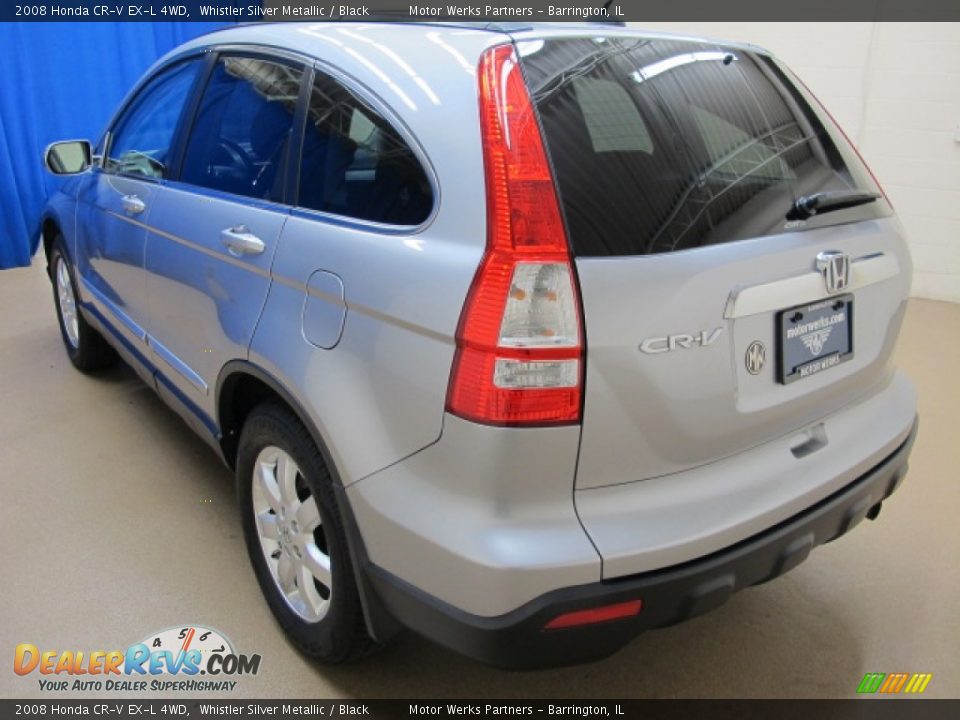 2008 Honda CR-V EX-L 4WD Whistler Silver Metallic / Black Photo #6