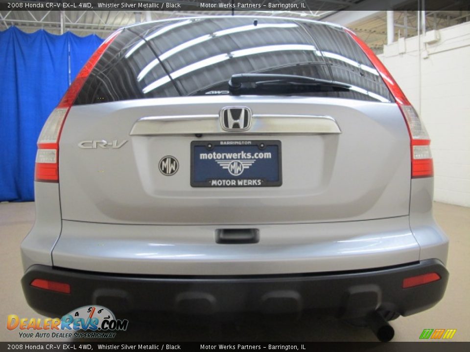 2008 Honda CR-V EX-L 4WD Whistler Silver Metallic / Black Photo #7