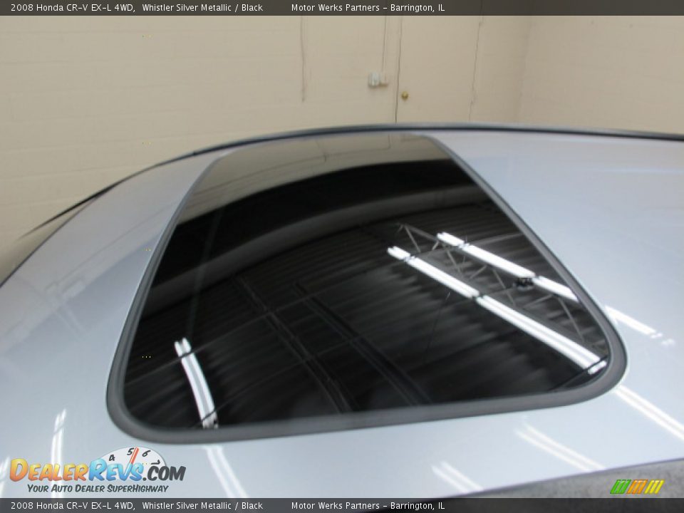 2008 Honda CR-V EX-L 4WD Whistler Silver Metallic / Black Photo #12