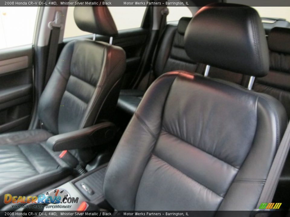 2008 Honda CR-V EX-L 4WD Whistler Silver Metallic / Black Photo #18