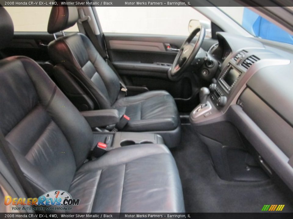 2008 Honda CR-V EX-L 4WD Whistler Silver Metallic / Black Photo #23