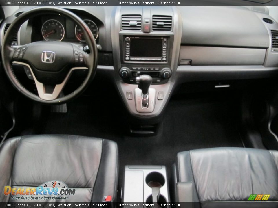 2008 Honda CR-V EX-L 4WD Whistler Silver Metallic / Black Photo #26