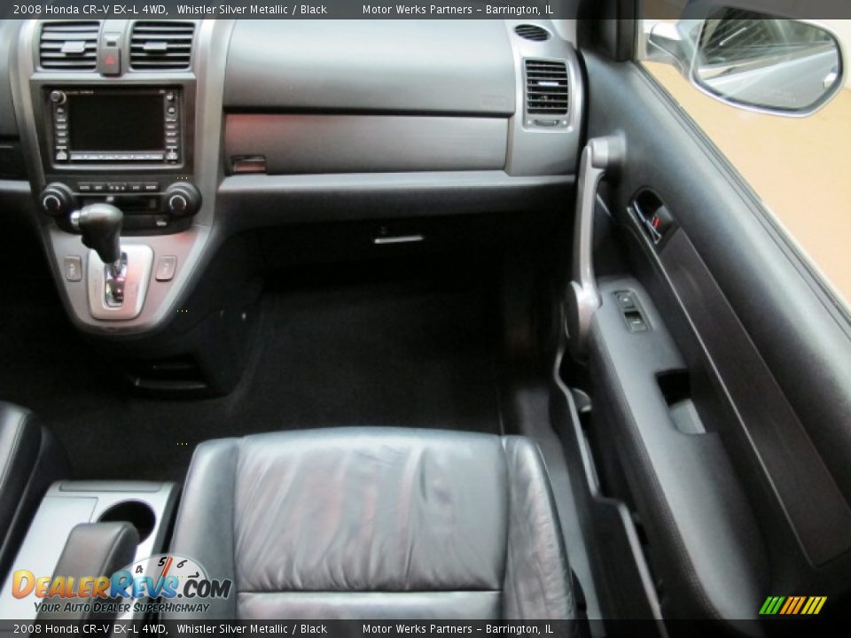 2008 Honda CR-V EX-L 4WD Whistler Silver Metallic / Black Photo #27