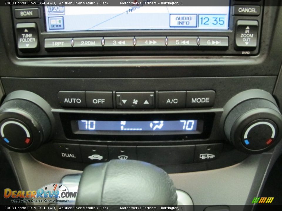 2008 Honda CR-V EX-L 4WD Whistler Silver Metallic / Black Photo #31