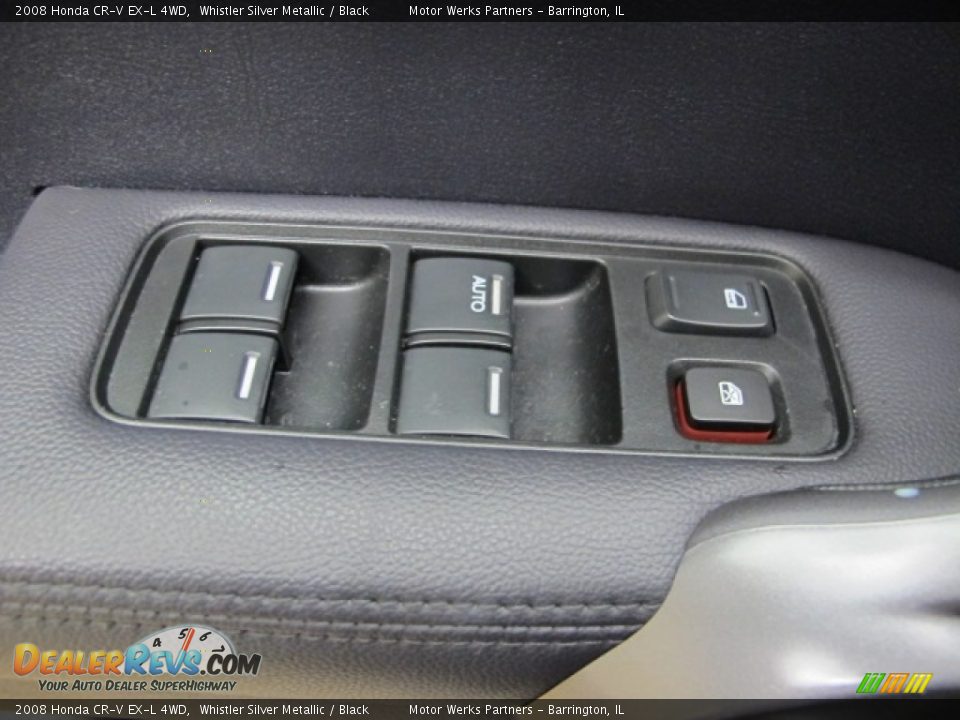 2008 Honda CR-V EX-L 4WD Whistler Silver Metallic / Black Photo #34