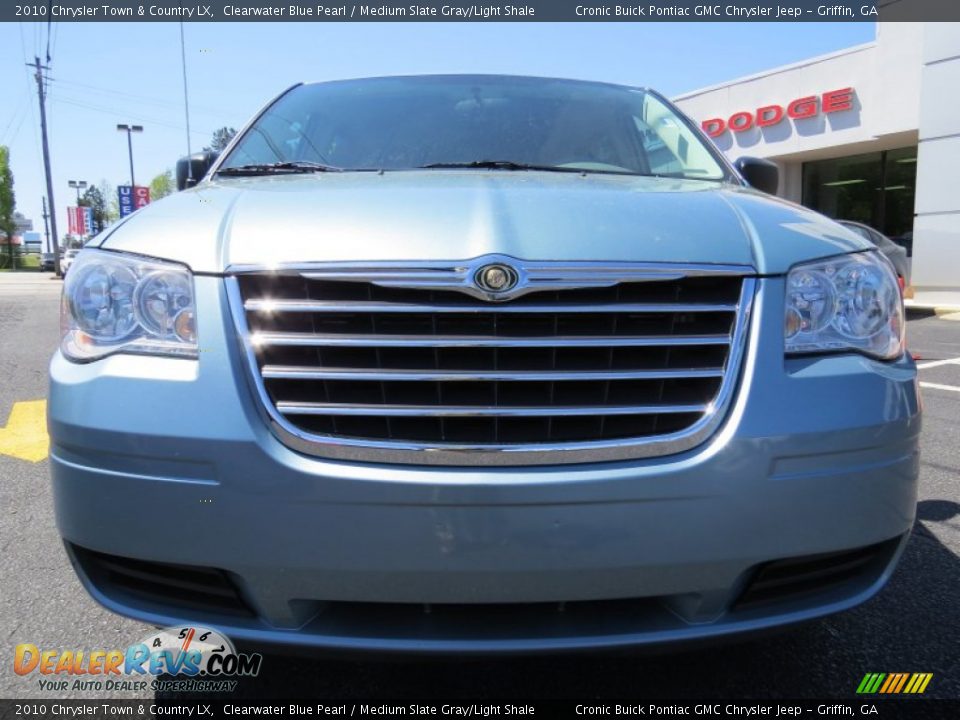 2010 Chrysler Town & Country LX Clearwater Blue Pearl / Medium Slate Gray/Light Shale Photo #2