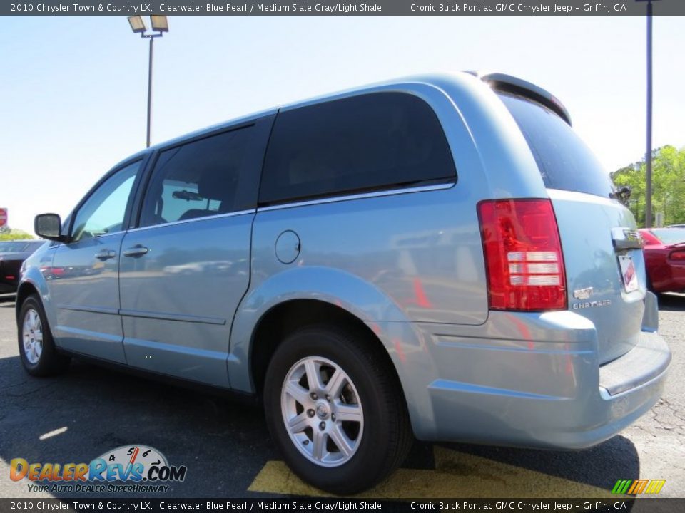 2010 Chrysler Town & Country LX Clearwater Blue Pearl / Medium Slate Gray/Light Shale Photo #5