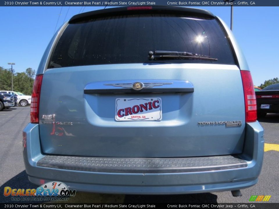 2010 Chrysler Town & Country LX Clearwater Blue Pearl / Medium Slate Gray/Light Shale Photo #6