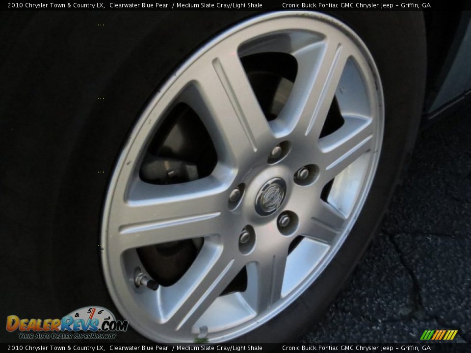 2010 Chrysler Town & Country LX Clearwater Blue Pearl / Medium Slate Gray/Light Shale Photo #9