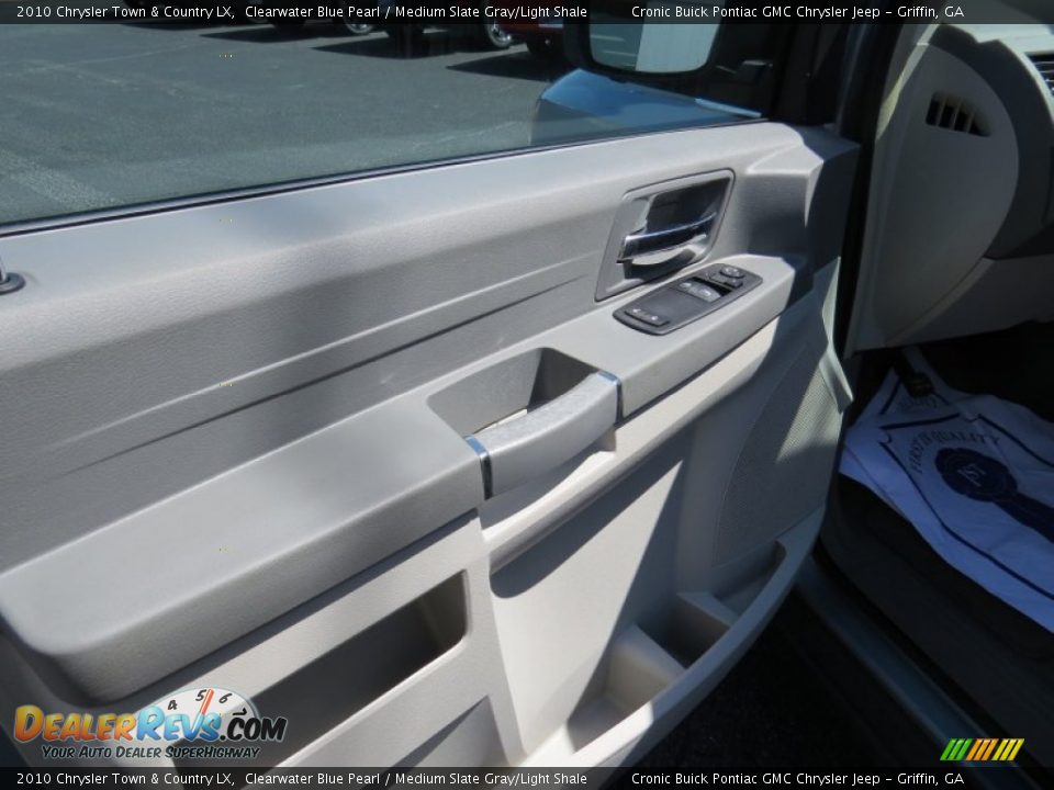 2010 Chrysler Town & Country LX Clearwater Blue Pearl / Medium Slate Gray/Light Shale Photo #11