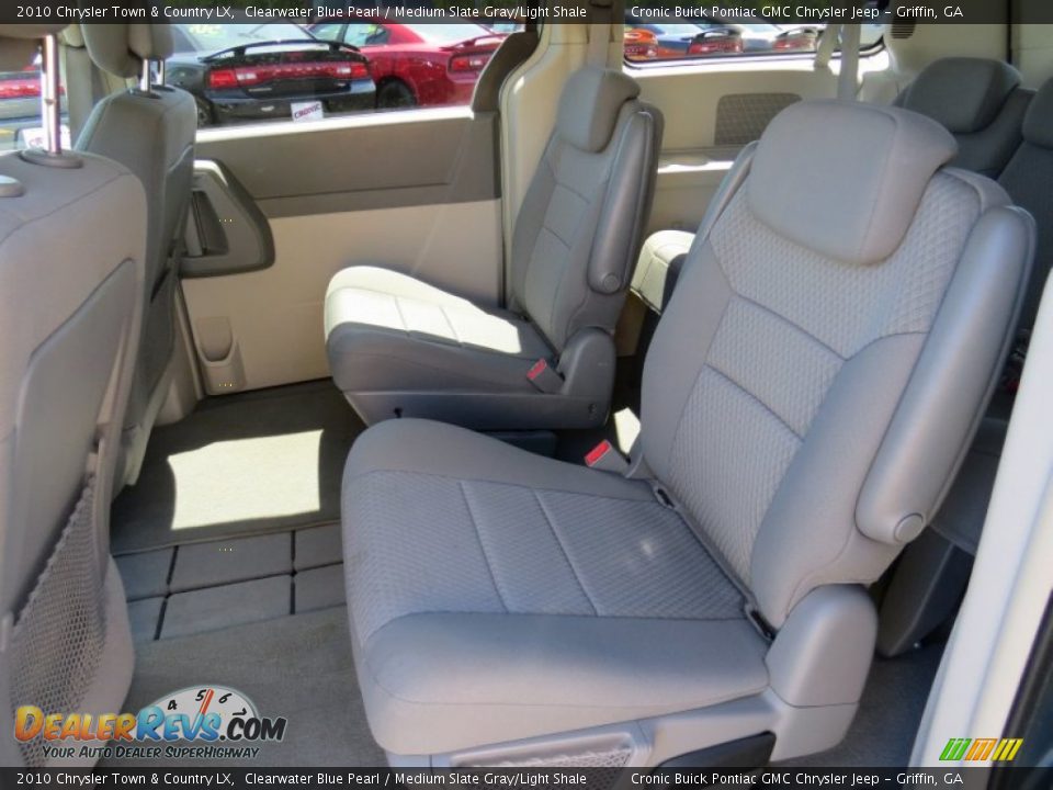 2010 Chrysler Town & Country LX Clearwater Blue Pearl / Medium Slate Gray/Light Shale Photo #12