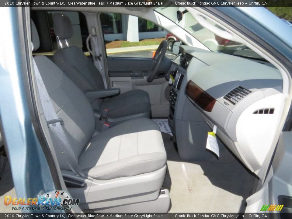 2010 Chrysler Town & Country LX Clearwater Blue Pearl / Medium Slate Gray/Light Shale Photo #16