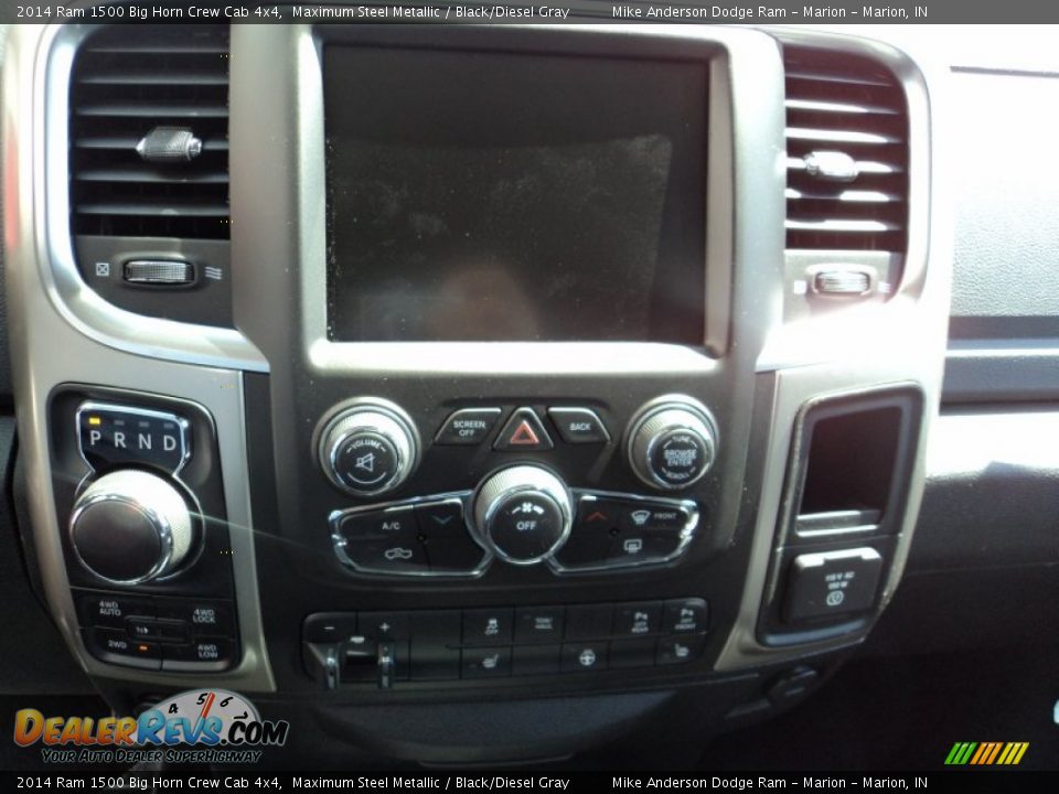 2014 Ram 1500 Big Horn Crew Cab 4x4 Maximum Steel Metallic / Black/Diesel Gray Photo #6