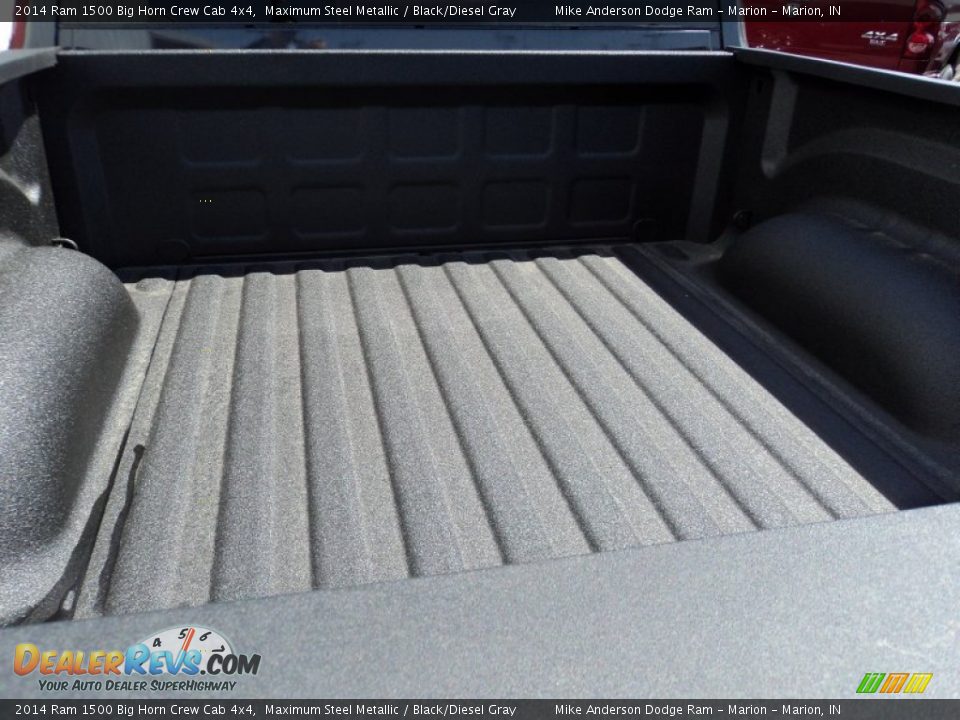 2014 Ram 1500 Big Horn Crew Cab 4x4 Maximum Steel Metallic / Black/Diesel Gray Photo #9