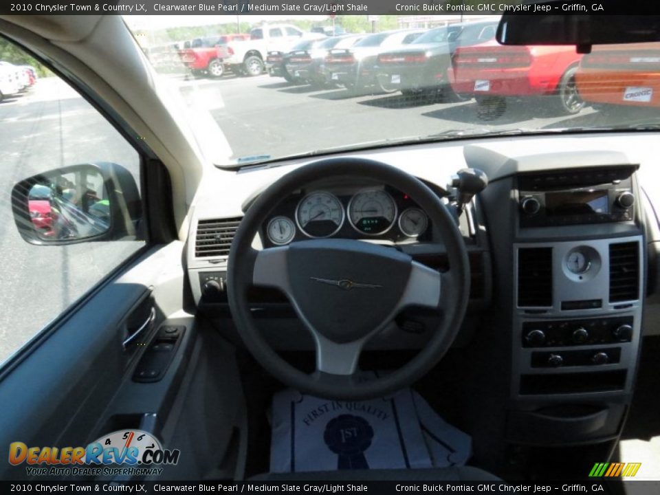 2010 Chrysler Town & Country LX Clearwater Blue Pearl / Medium Slate Gray/Light Shale Photo #21