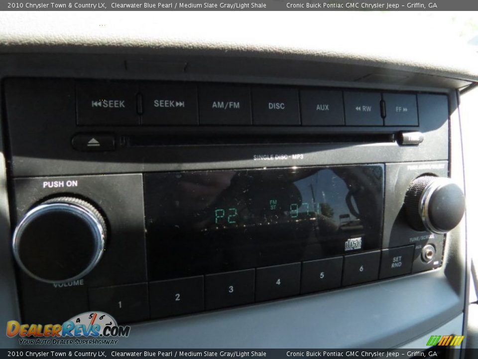 2010 Chrysler Town & Country LX Clearwater Blue Pearl / Medium Slate Gray/Light Shale Photo #24