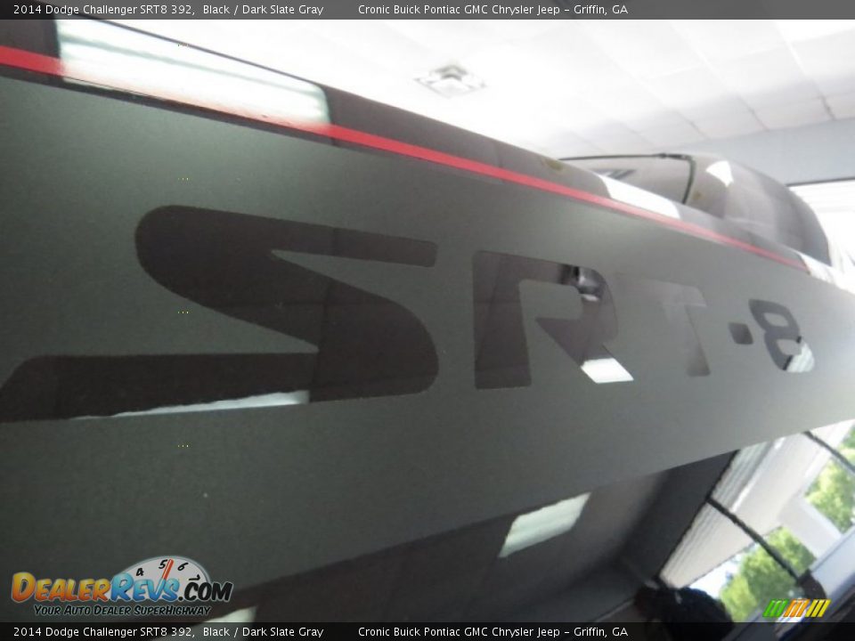 2014 Dodge Challenger SRT8 392 Black / Dark Slate Gray Photo #7