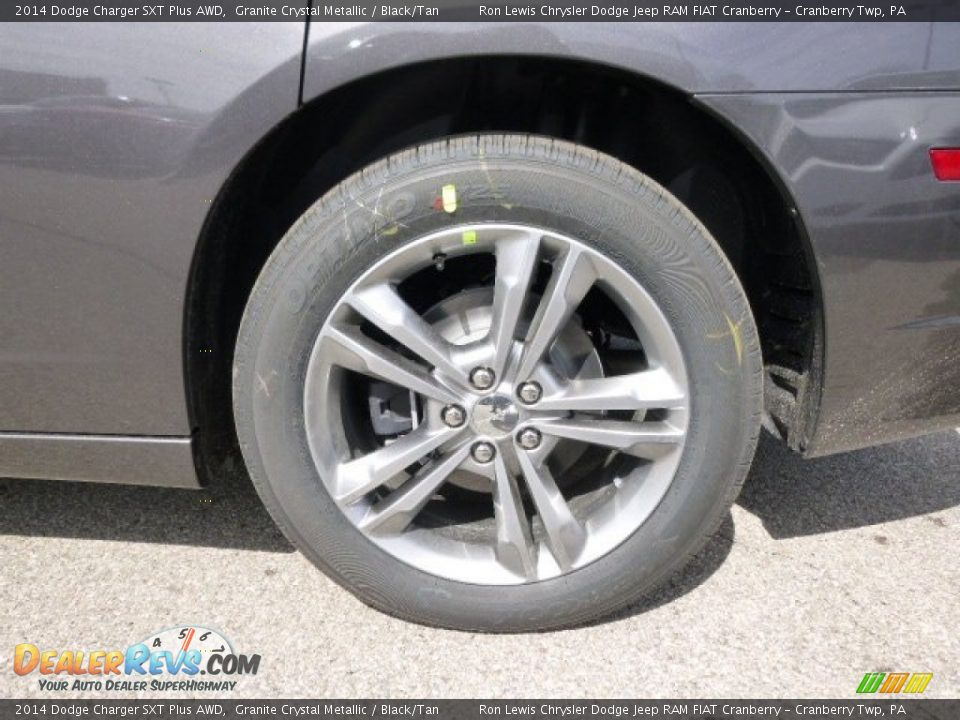 2014 Dodge Charger SXT Plus AWD Granite Crystal Metallic / Black/Tan Photo #9