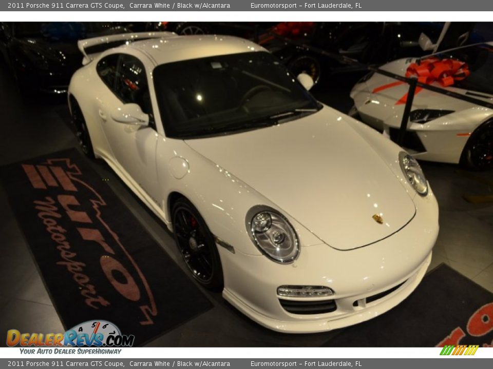 2011 Porsche 911 Carrera GTS Coupe Carrara White / Black w/Alcantara Photo #8
