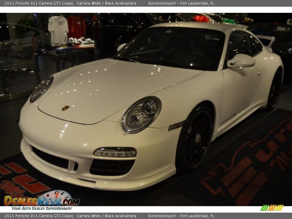 2011 Porsche 911 Carrera GTS Coupe Carrara White / Black w/Alcantara Photo #12