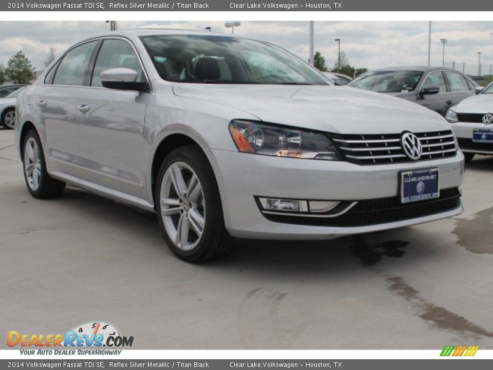 2014 Volkswagen Passat TDI SE Reflex Silver Metallic / Titan Black Photo #1