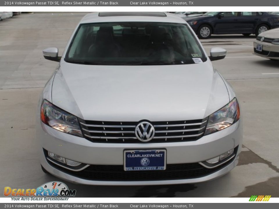 2014 Volkswagen Passat TDI SE Reflex Silver Metallic / Titan Black Photo #2