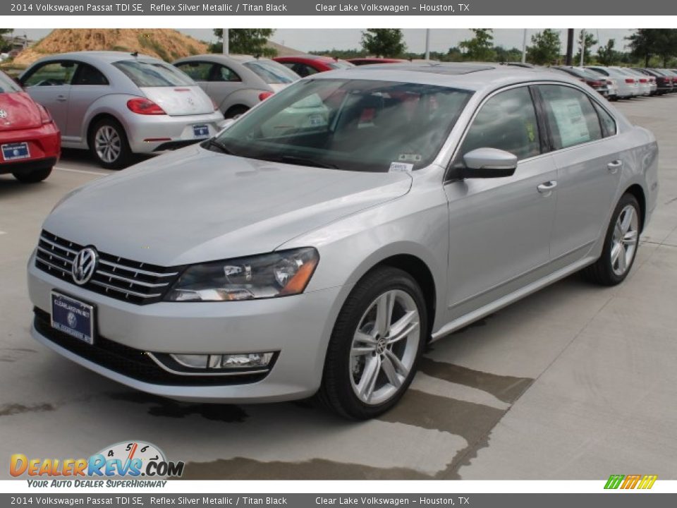 2014 Volkswagen Passat TDI SE Reflex Silver Metallic / Titan Black Photo #3