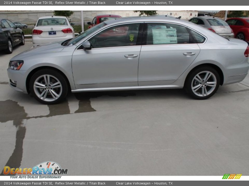 2014 Volkswagen Passat TDI SE Reflex Silver Metallic / Titan Black Photo #4