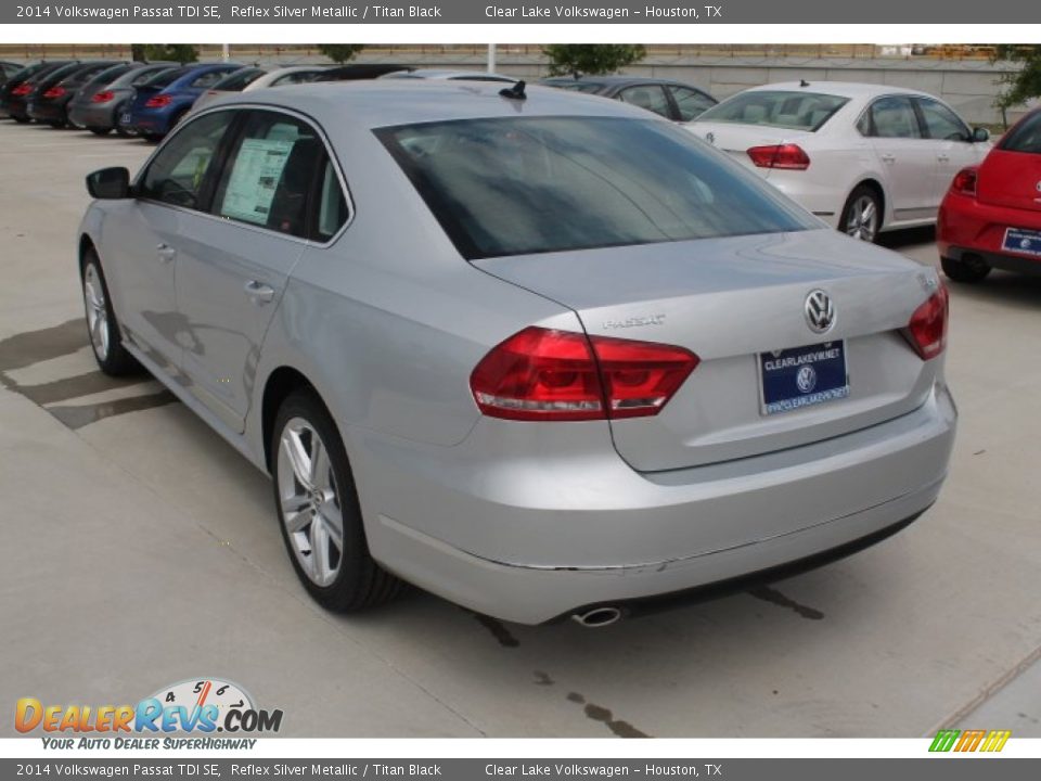 2014 Volkswagen Passat TDI SE Reflex Silver Metallic / Titan Black Photo #6