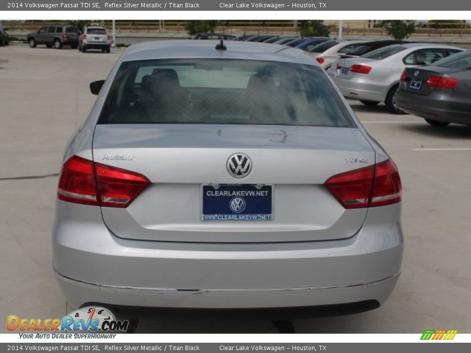 2014 Volkswagen Passat TDI SE Reflex Silver Metallic / Titan Black Photo #7