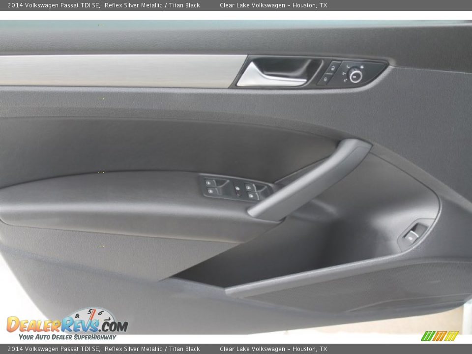 2014 Volkswagen Passat TDI SE Reflex Silver Metallic / Titan Black Photo #8