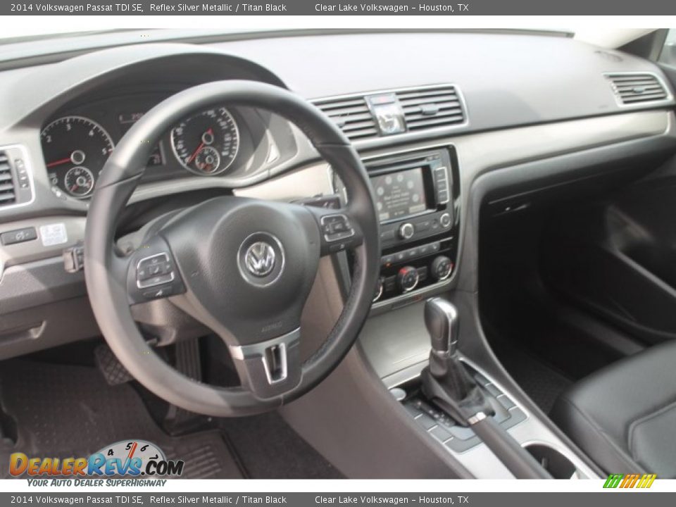 2014 Volkswagen Passat TDI SE Reflex Silver Metallic / Titan Black Photo #9