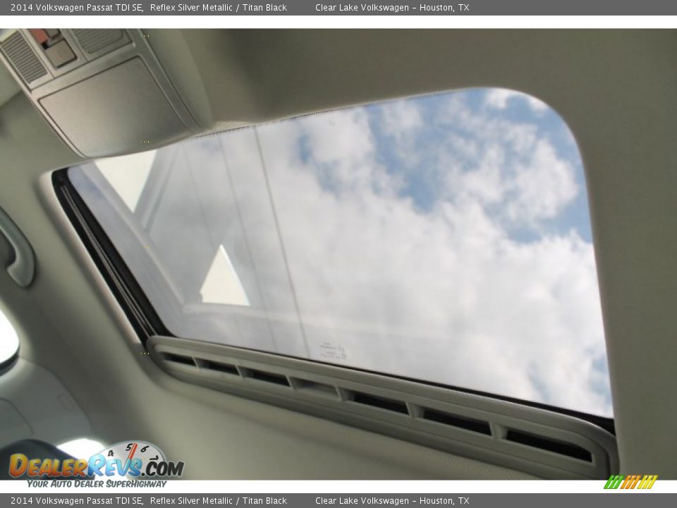 2014 Volkswagen Passat TDI SE Reflex Silver Metallic / Titan Black Photo #13