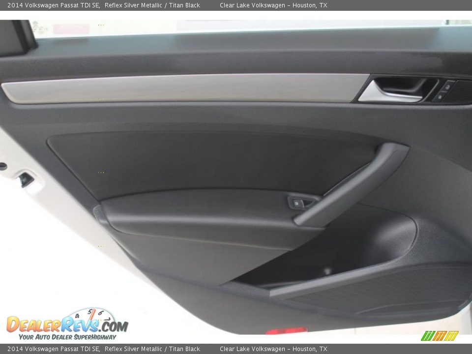 2014 Volkswagen Passat TDI SE Reflex Silver Metallic / Titan Black Photo #27