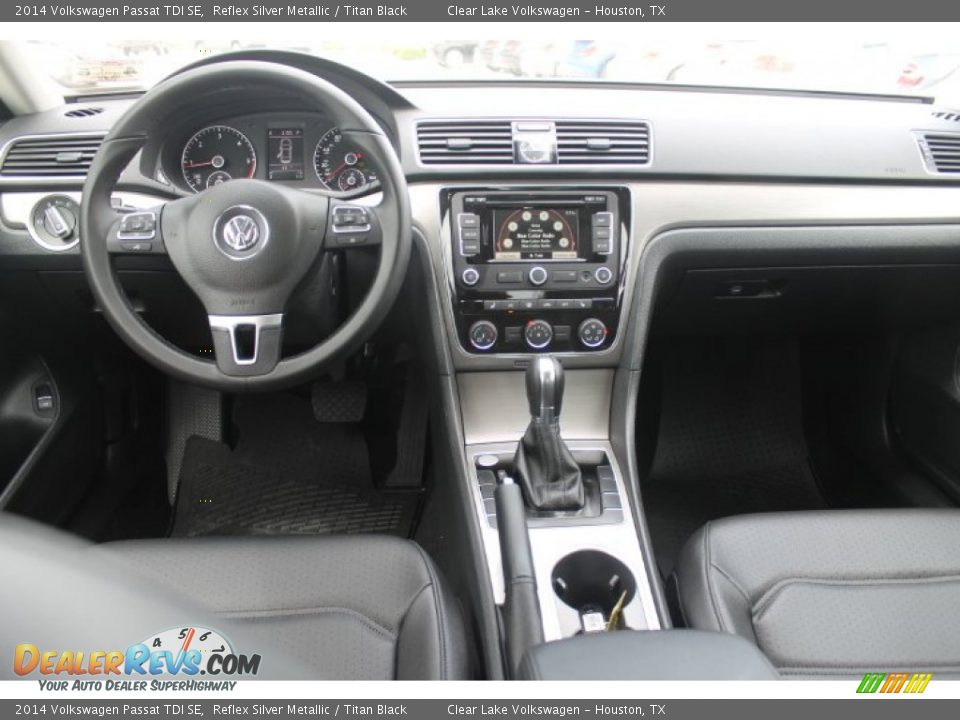 2014 Volkswagen Passat TDI SE Reflex Silver Metallic / Titan Black Photo #29