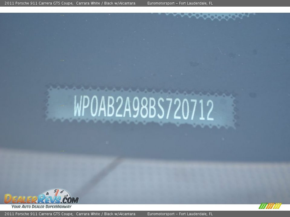 2011 Porsche 911 Carrera GTS Coupe Carrara White / Black w/Alcantara Photo #47