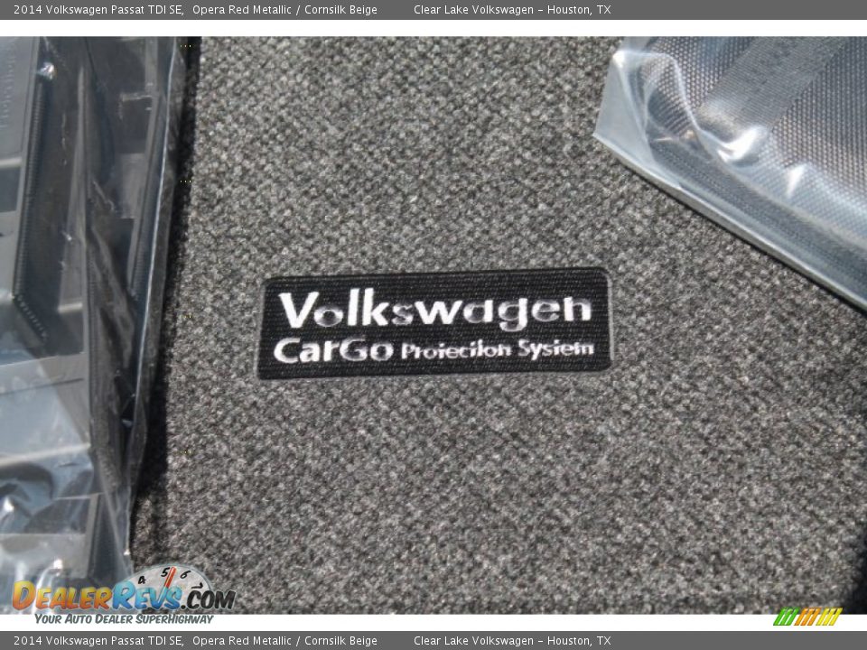 2014 Volkswagen Passat TDI SE Opera Red Metallic / Cornsilk Beige Photo #33
