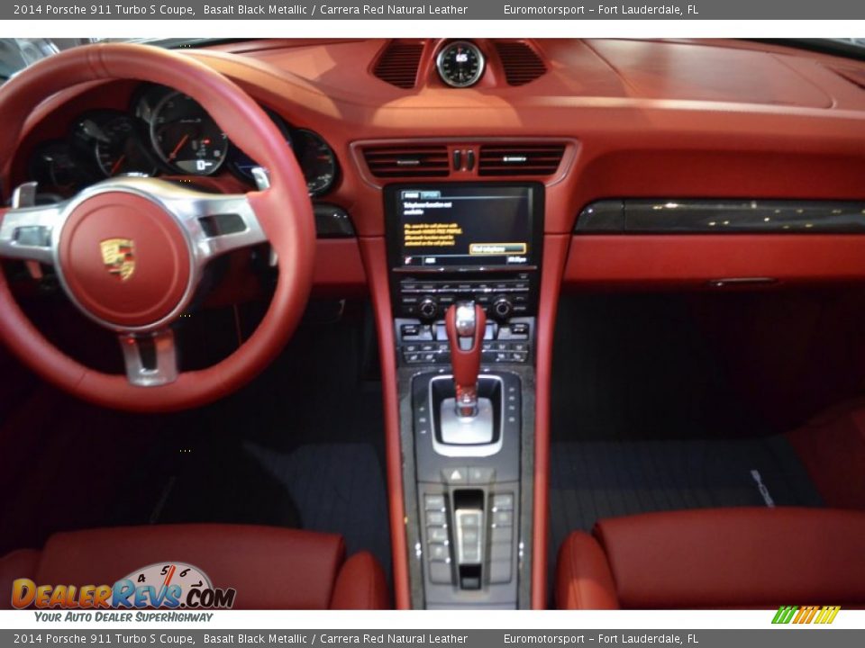 Controls of 2014 Porsche 911 Turbo S Coupe Photo #46