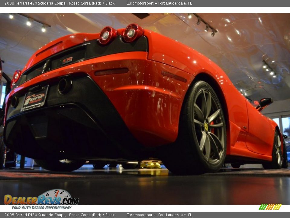 2008 Ferrari F430 Scuderia Coupe Rosso Corsa (Red) / Black Photo #15