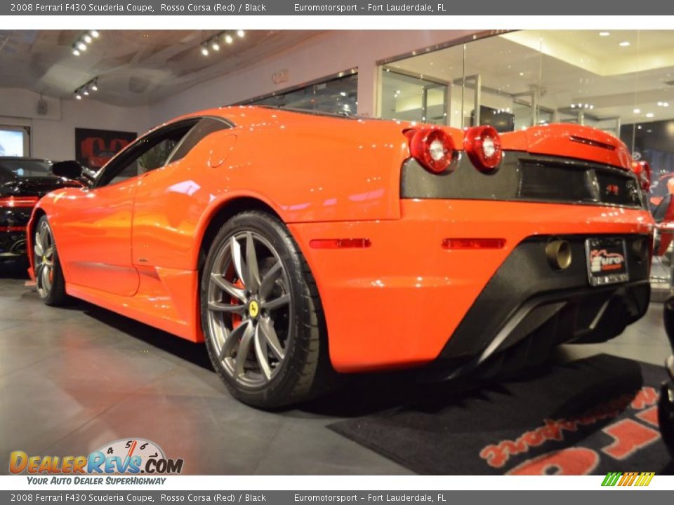 2008 Ferrari F430 Scuderia Coupe Rosso Corsa (Red) / Black Photo #16