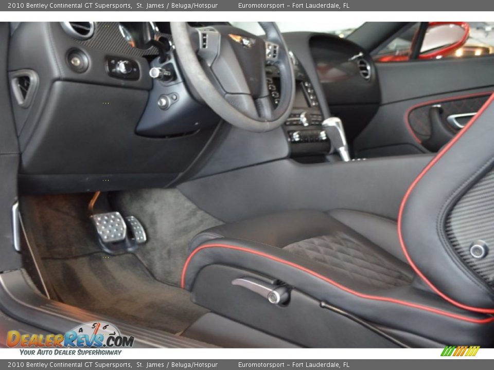 Front Seat of 2010 Bentley Continental GT Supersports Photo #20