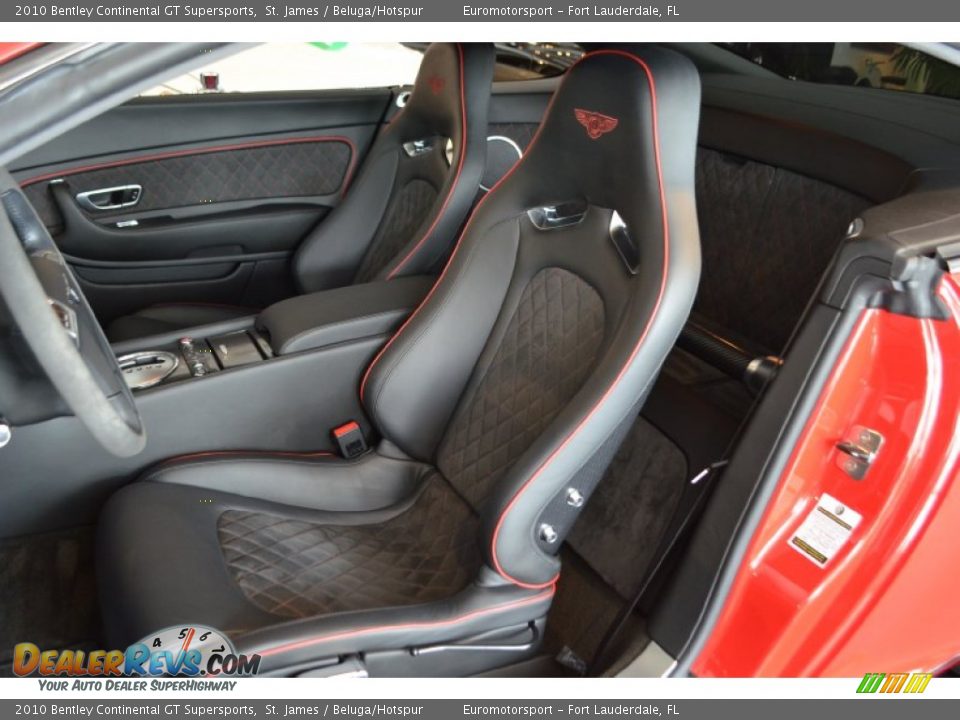 Front Seat of 2010 Bentley Continental GT Supersports Photo #22