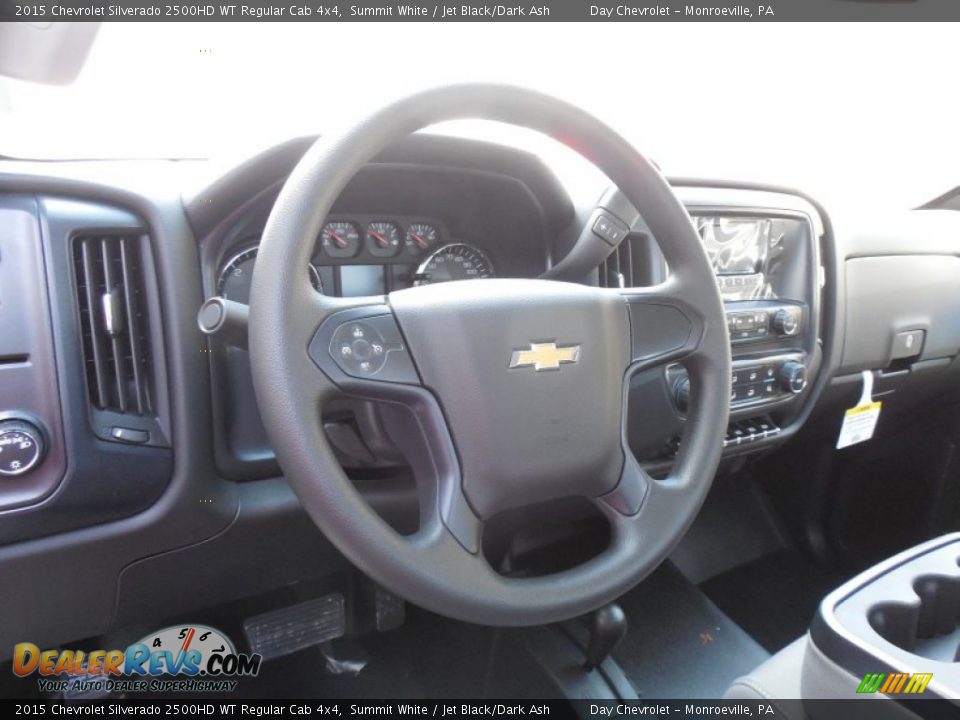 2015 Chevrolet Silverado 2500HD WT Regular Cab 4x4 Summit White / Jet Black/Dark Ash Photo #17